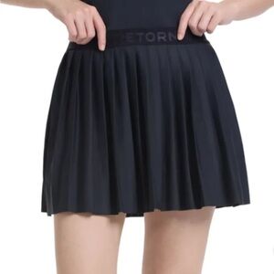 Tretorn Ladies' Pleated Skort Black Size Large Golf Skirt